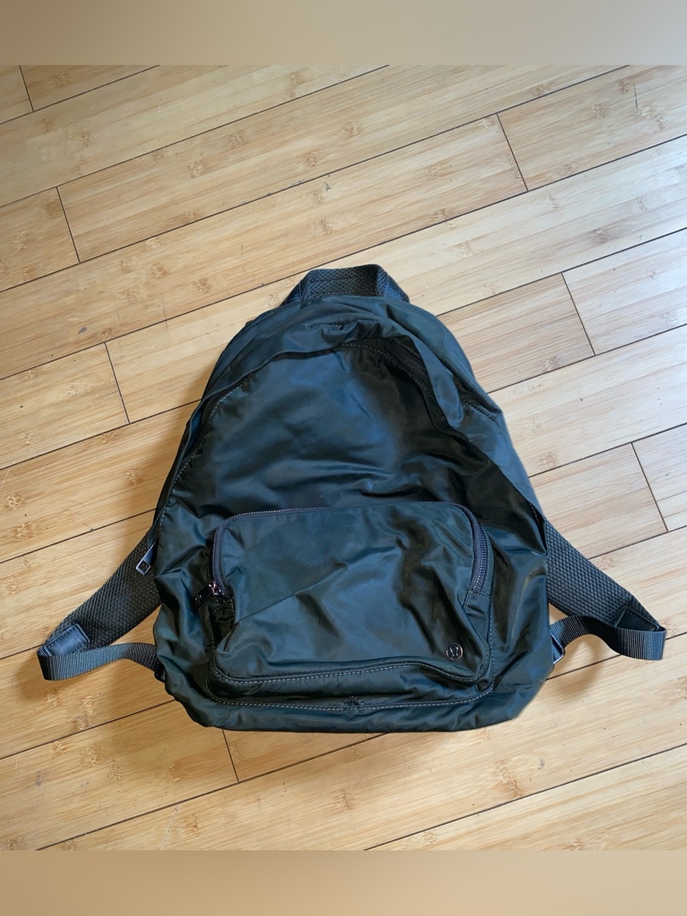Lululemon dark olive nylon Everywhere Backpack